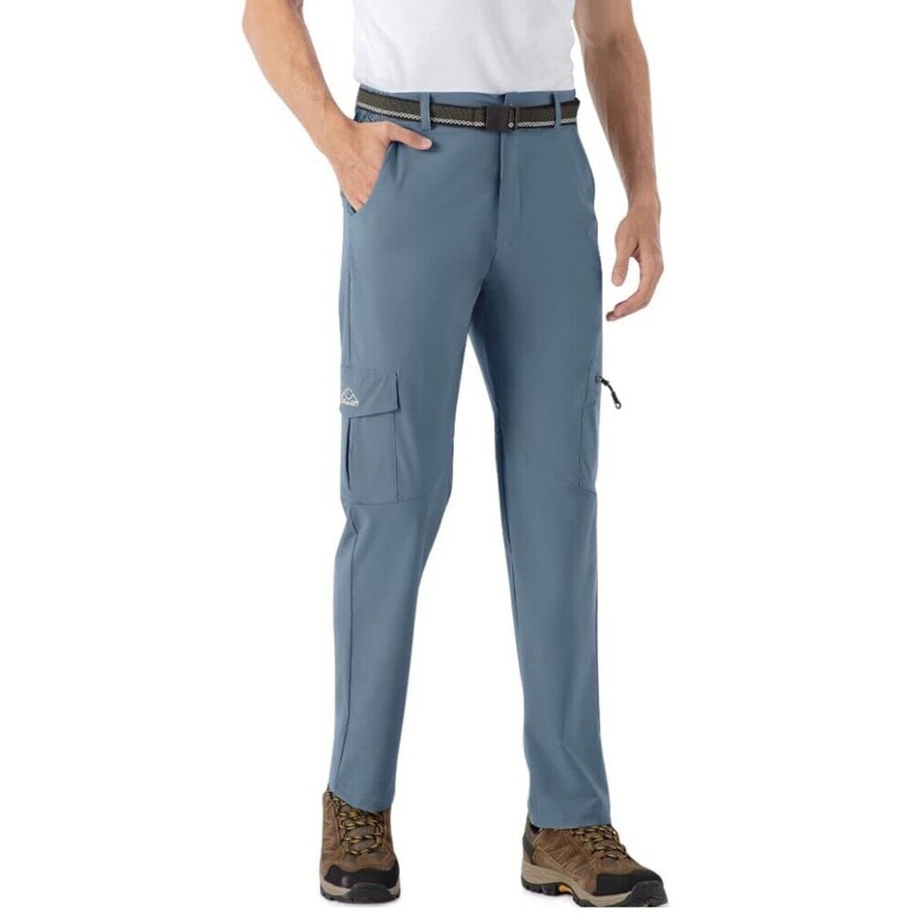 Men's Cargo Hiking Pants Lightweight Water Resistant Quick Dry Outdoor pocket 38